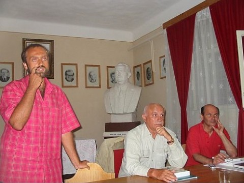 Cu Marin Mincu şi Alexandru Muşina - Festivalul de Literatură poezie.ro, ediţia a III-a, Agigea 2006.