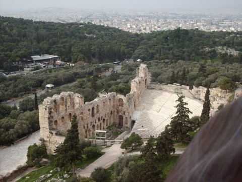 Atena, Acropole, 10 ianuarie 2010.